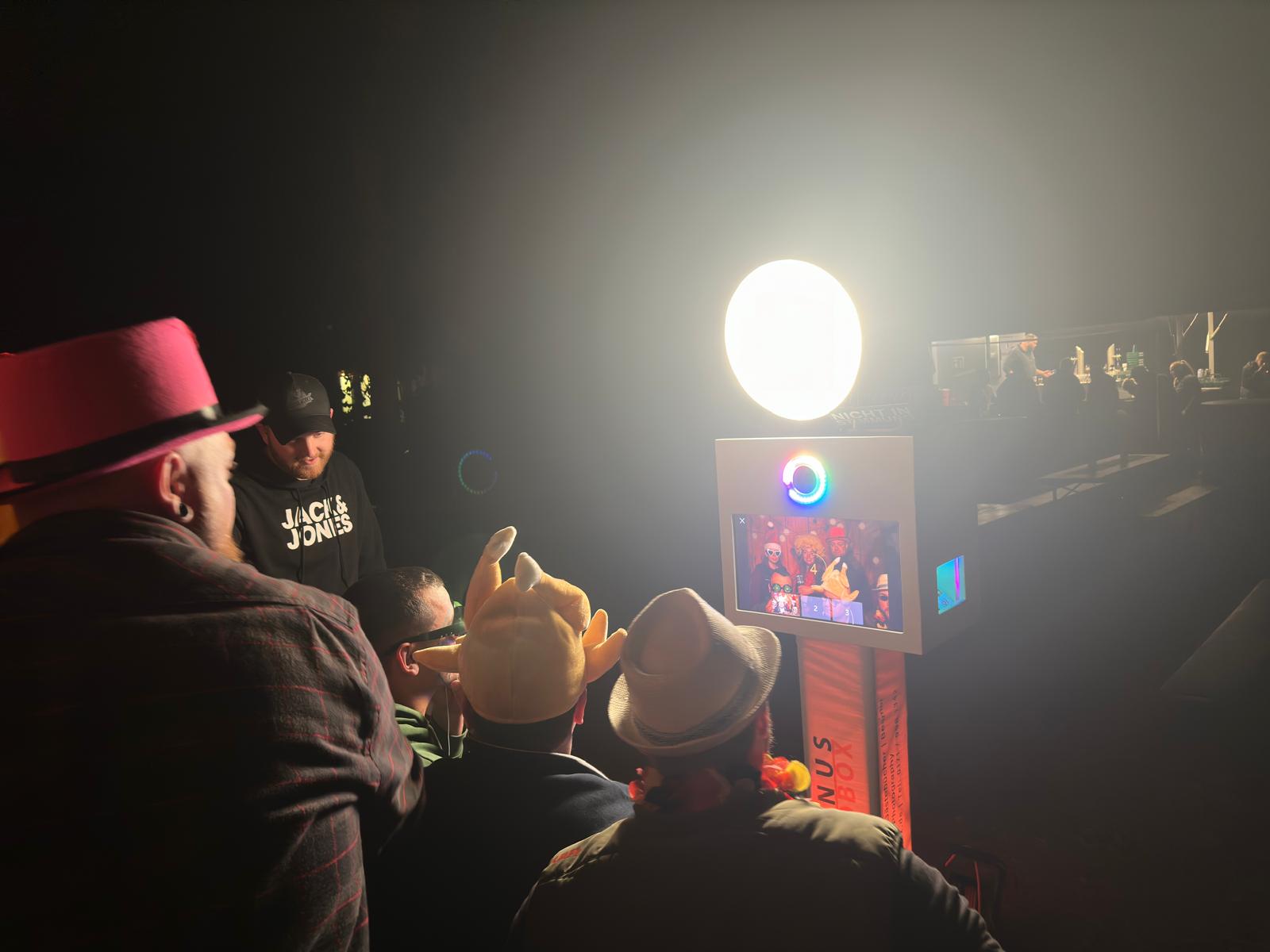 Fotobox im Einsatz auf einer Hochzeit im Taunus