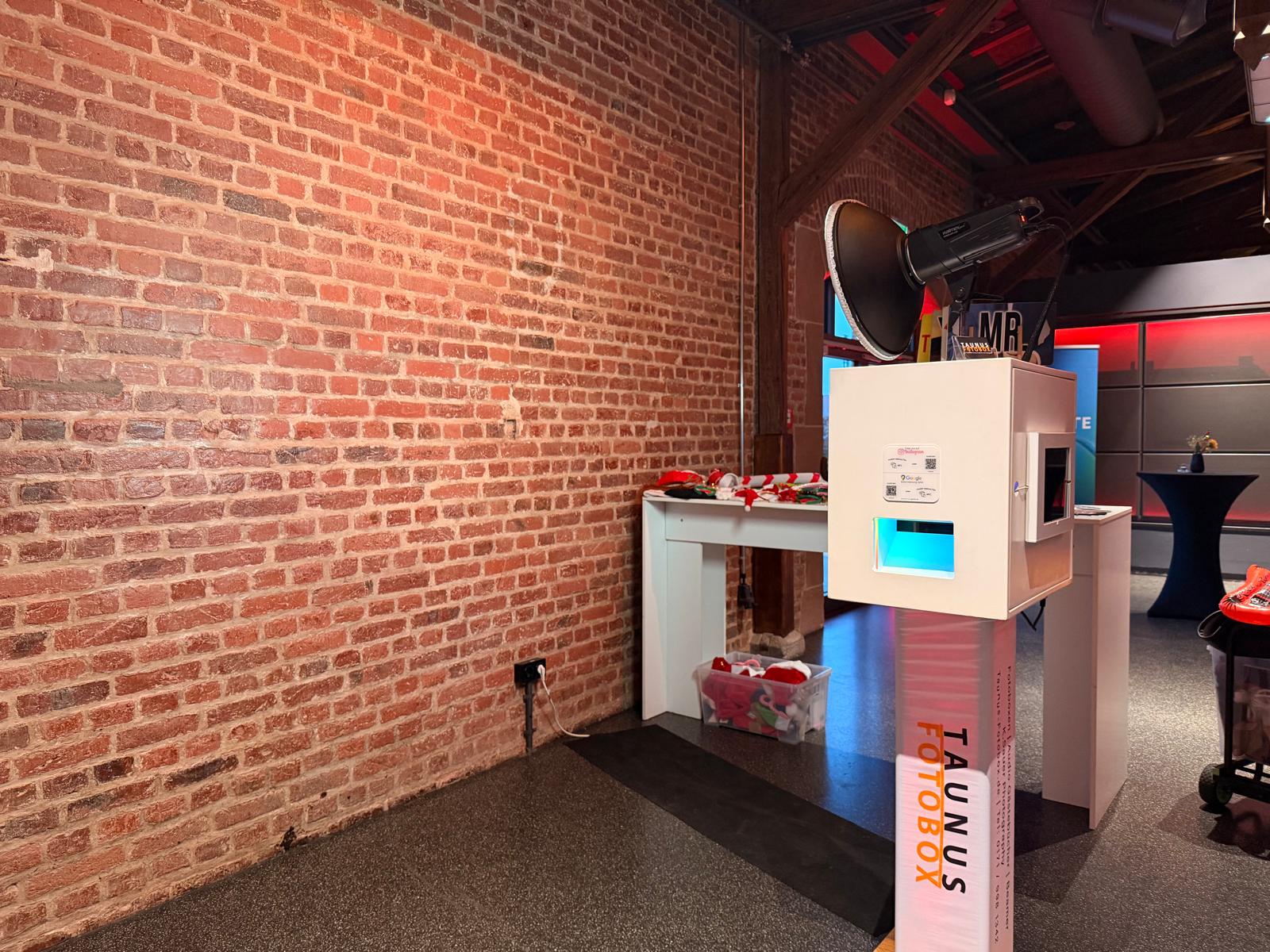 Fotobox auf einer Weihnachtsfeier