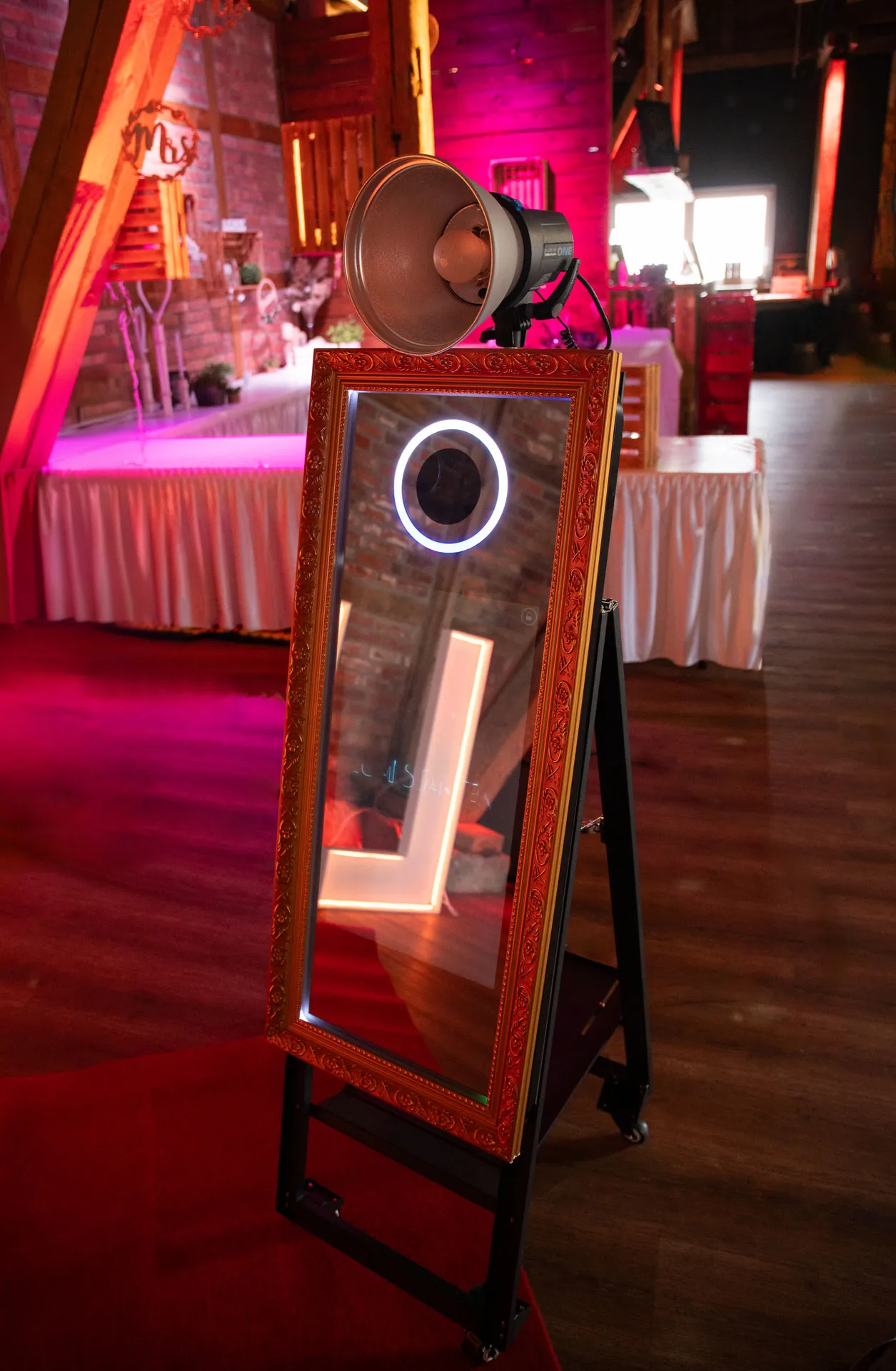 Fotospiegel mit Rahmen Variante 2 - Moderne Optik